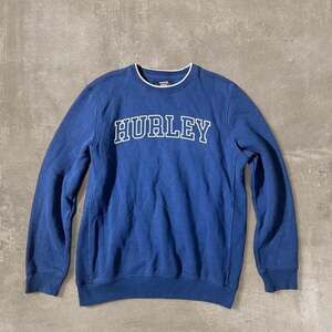 Vintage Y2K Hurley Varsity Spellout Logo Crewneck Sweatshirt - Men's Large